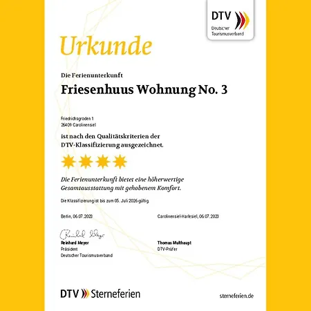 Neu Seit 2023 No 3 Friesenhuus Carolinensiel